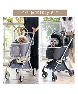 PET PARADISE smooca mini ペットカート 《ベージュ》 ベージュ