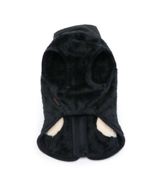 PET PARADISE ペットパラダイス 背開き ベスト 刺繍 中型犬 大型犬 黒