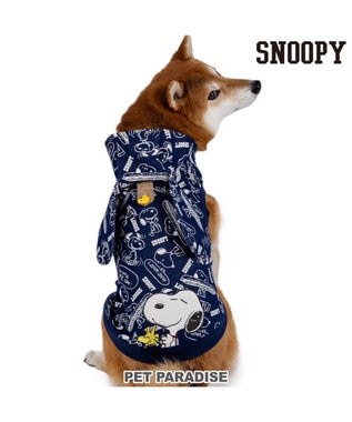 スヌーピー パーカー 《デニム風》 中型犬