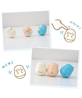 Mother garden しろたん つついて！ゆらゆら 《しろたん/らっこいぬ/らむね》単品 しろたん