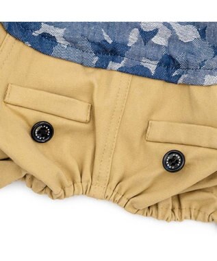 PET PARADISE J.PRESS ジャガード パンツつなぎ 小型犬 グレー×ベージュ