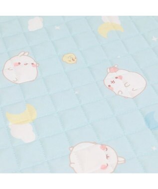 Mother garden マザーガーデン MOLANG モラン 快眠 クール 枕パッド 35×50cm 水色