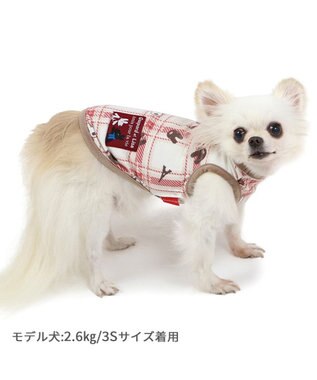 PET PARADISE リサとガスパール  ペティヒート タンクトップ チェック柄 小型犬 -