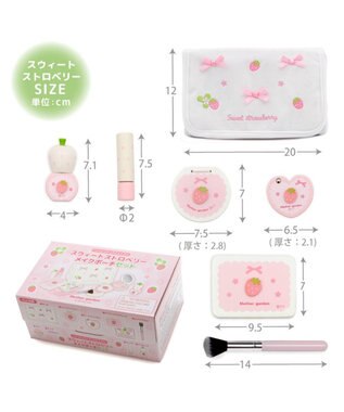 Mother garden スウィートストロベリー メイクポーチセット ホワイト