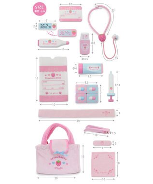 Mother garden おままごとセット マザーガーデン いちごのお医者さんセット -
