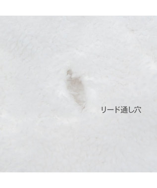 PET PARADISE Lee ロゴ ボアパーカー 《ホワイト》 小型犬 ホワイト