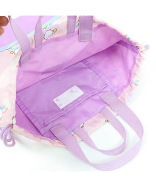 Mother garden マザーガーデン MOLANG モラン お着替巾着 虹柄 0