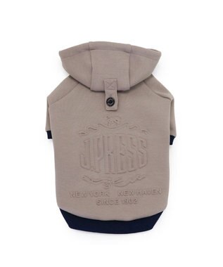 PET PARADISE J.PRESS エンボス パーカー 《 グレー 》 小型犬 グレー