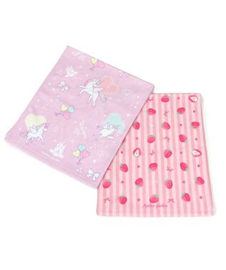 Mother garden マザーガーデン フェイスタオル 80×34cm 《ユニコーン/野いちご》 野いちご