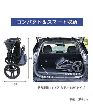 PET PARADISE smooca ラージ ペットカート 《デニム調》 -