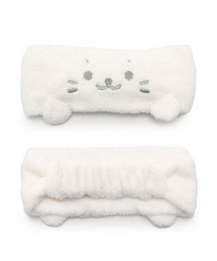 Mother garden しろたん ヘアバンド 顔ぼん 白