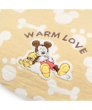 PET PARADISE ディズニー ミッキーマウス プルート 遠赤外線 くつろぎマット イエロー