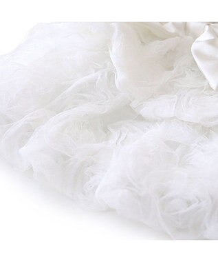 PET PARADISE cherircouture ローズチュールワンピース 《ホワイト》 小型犬 ホワイト