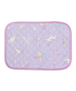 Mother garden マザーガーデン ユニコーン クール枕パッド 35×50cm ポップ柄 ピンク（濃）