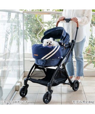PET PARADISE ペットパラダイス  カート用 クッション ライン ネイビー