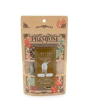PET PARADISE 鹿あばら骨ジャーキー 40g 国産 -