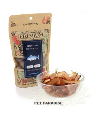 ペットパラダイス 犬 猫 おやつ 国産 プレミアムフード 減塩かつお荒削りジャーキー 35g Pet Paradise 通販 雑貨とペット用品の通販サイト マザーガーデン ペットパラダイス