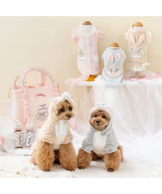 PET PARADISE ディズニー バンビ ミスバニー なりきり パーカー 小型犬 ベージュ