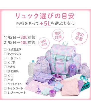 Mother garden マザーガーデン ユニコーン トラベル リュック 《コットンキャンディ柄》 コットンキャンディ柄