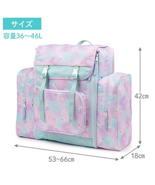 Mother garden マザーガーデン ユニコーン トラベル リュック 《コットンキャンディ柄》 コットンキャンディ柄