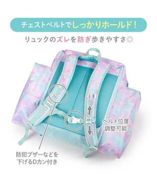 Mother garden マザーガーデン ユニコーン トラベル リュック 《コットンキャンディ柄》 コットンキャンディ柄