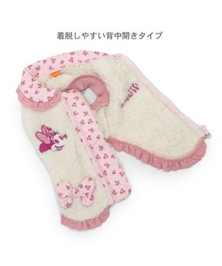 PET PARADISE ディズニー ミニーマウス ジップベスト 《ピンク》 小型犬 ミニーマウス