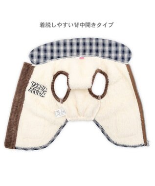 PET PARADISE ディズニー ミッキーマウス 襟付 ジップUP ベスト 小型犬 オフホワイト