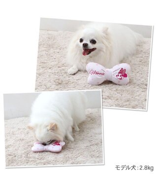 PET PARADISE ディズニー ミニーマウス リボントイ ピンク（淡）