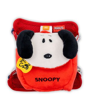 PET PARADISE スヌーピー なかよしリュックハーネス Ｍ レッド