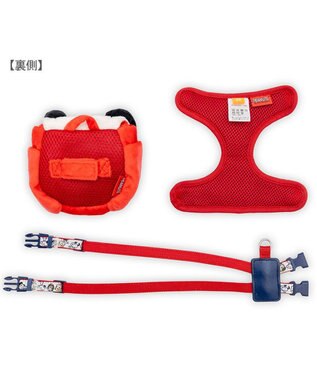PET PARADISE スヌーピー なかよしリュックハーネス Ｍ レッド