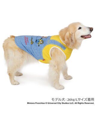 お盆だよ　大型犬ちゃん　タンクトップ　黄色 お盆だよ大型犬ちゃんタンクトップ黄色