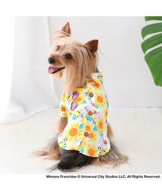 PET PARADISE ミニオン 背中開き アロハシャツ 《ひまわり》 小型犬 ひまわり