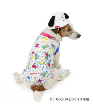 スヌーピー バケットハット付き Tシャツ 小型犬, マルチカラー, ３Ｓ