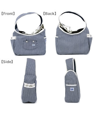 PET PARADISE Lee ヒッコリー スリング ホワイト S 超小型犬 約1.5～4kg ホワイト×ネイビー