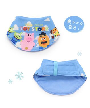 PET PARADISE ディズニー トイ・ストーリークールネック バンダナ 保冷剤付き【小型犬】 水色