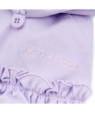 PET PARADISE ペットパラダイス ドット柄 フード付パーカー 《パープル》 小型犬 パープル