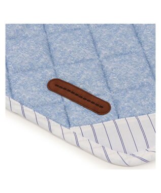 PET PARADISE ペットパラダイス クールマット 《シャンブレー風》 Ｍ ライトブルー