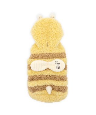 PET PARADISE ペットパラダイス 蜂 くるふわ なりきり パーカー 小型犬 イエロー