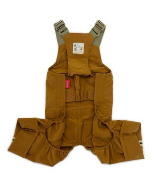 PET PARADISE スヌーピー マスコット付き オーバーオール ブラウン 中型犬 大型犬 ブラウン