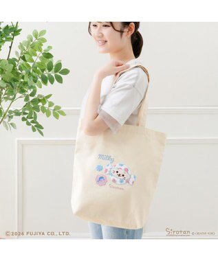 Mother garden しろたん ミルキー ビッグトートバッグ Peko×しろたん 0