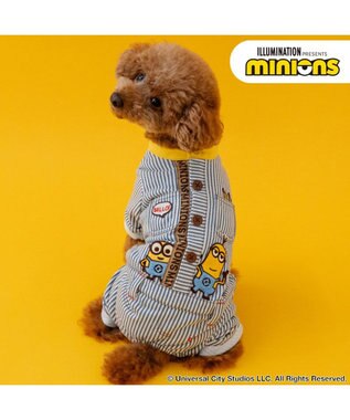 PET PARADISE ミニオン ヒッコリーつなぎ 小型犬