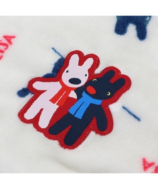 PET PARADISE リサとガスパール 着る毛布 《頬杖柄》 小型犬 グレー
