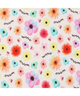 PET PARADISE ディズニー ミニーマウス 花柄 クールブランケット (90×60cm) ピンク（淡）