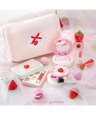 Mother garden マザーガーデン メイク ポーチセット 《いちごドット》