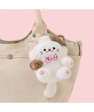 Mother garden しろたん 猫キーホルダー 《三毛猫》 単品 三毛