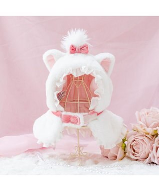 PET PARADISE ディズニー マリー なりきりケープ ホワイト