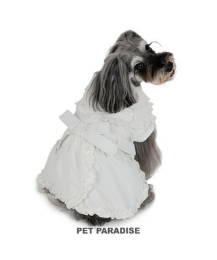 PET PARADISE cherircouture フリフリ トレンチコート 小型犬 オフホワイト