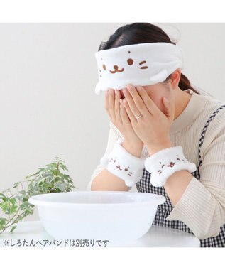 Mother garden しろたん ふわふわリストバンド 2個セット ホワイト