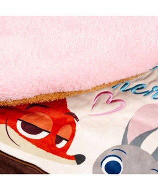 PET PARADISE ディズニー ズートピア 遠赤外線 ドーナツマット ブラウン