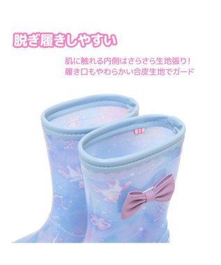 Mother garden マザーガーデン キッズ用 レインブーツ ユニコーン 《ミルキーウェイ柄》 ミルキーウェイ